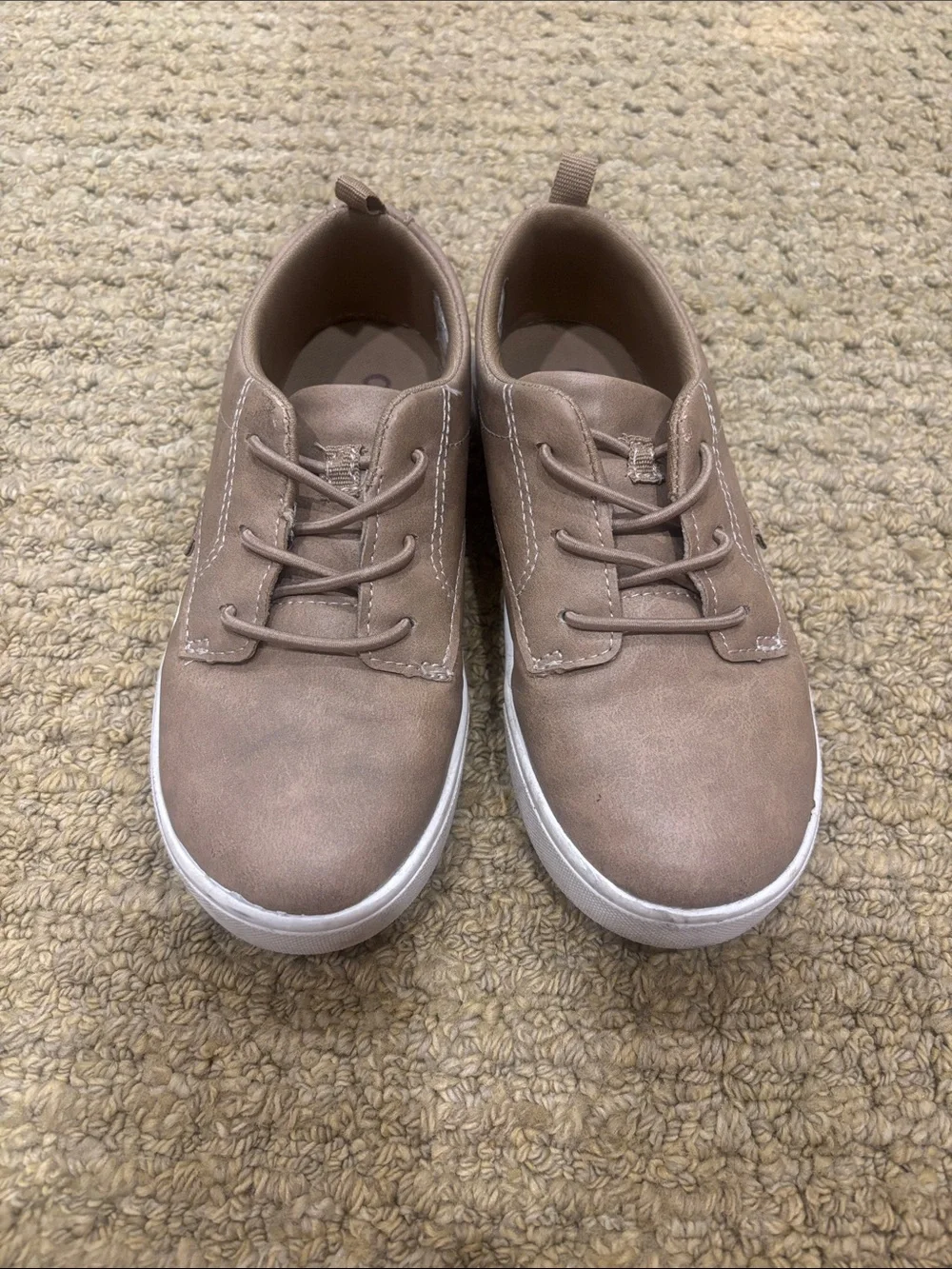 OshKosh B'gosh Kids' Brown Putney Oxford Slip On Sneakers Size 13 Boys